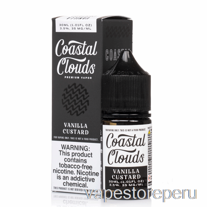 Vape Sin Nicotina Peru Natillas De Vainilla - Sales Costeras - 30ml 35mg